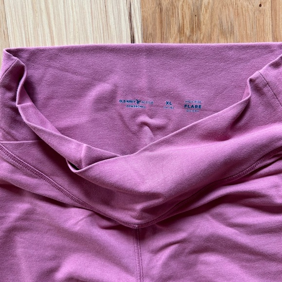 Girls’ High-Waisted Crossover Flared Leggings(Mauve/pink)-BRAND NEW CONDITION! - Picture 4 of 5